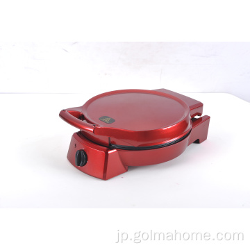 Golmahome 12" electric pizza maker deep fill 1800w muti-function double temperture control plate pizza making machine